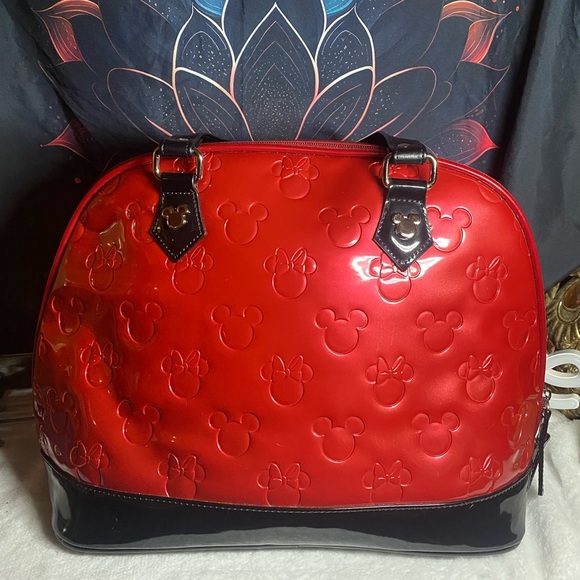 EUC Disney Loungefly Minnie ❤️ Mickey Bowler Satchel - Picture 2 of 7